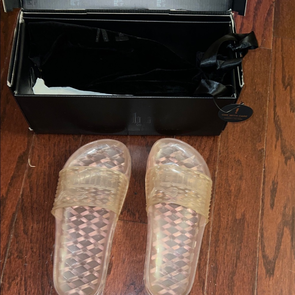 Elegant Transparent Slide Sandals